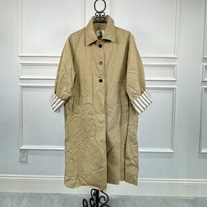 Womens Tan Macintosh Trench Coat Fully Lined Size S BNWT